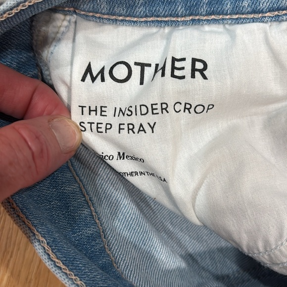 EUC MOTHER The Insider Crop Step Fray Limited Edition Worn Once 26 - Picture 6 of 8